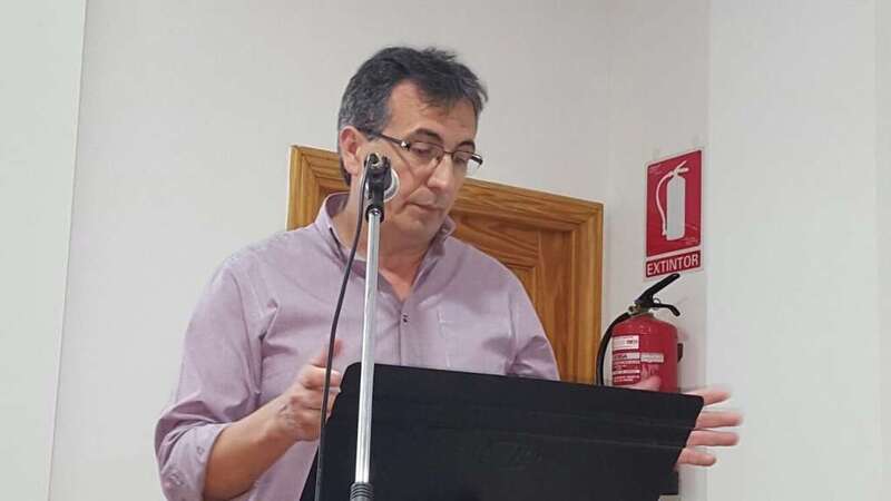 Imagen de Juan Francisco Artiles, en un acto del partido (Foto TA)